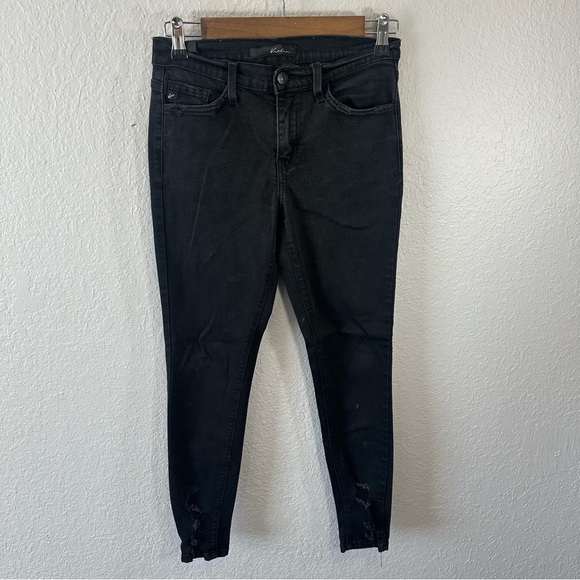 KanCan | Black Skinny Jeans w/ Distressing size 27 - Picture 1 of 7